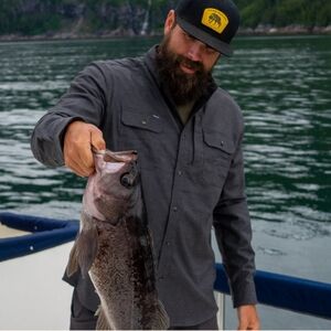 Free Country Grey Flannel Shirt Camping Workwear